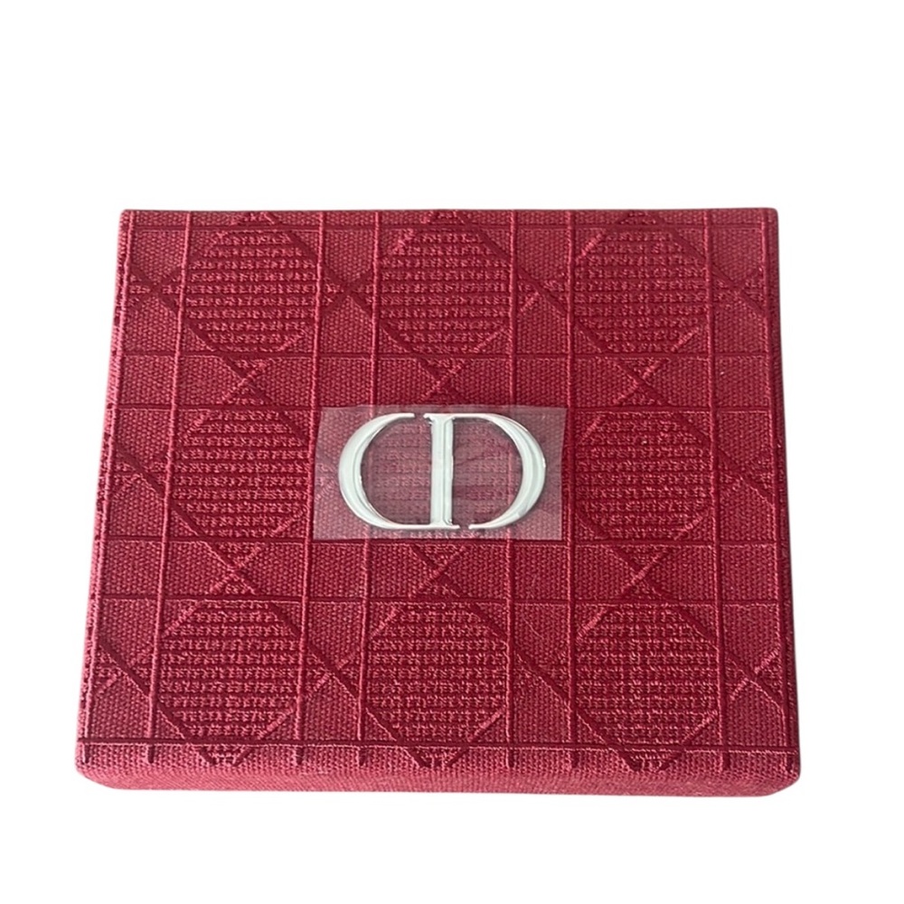 New in Box Christian Dior Red GWP Textured Jewelry Box/Removable lipstick Insert